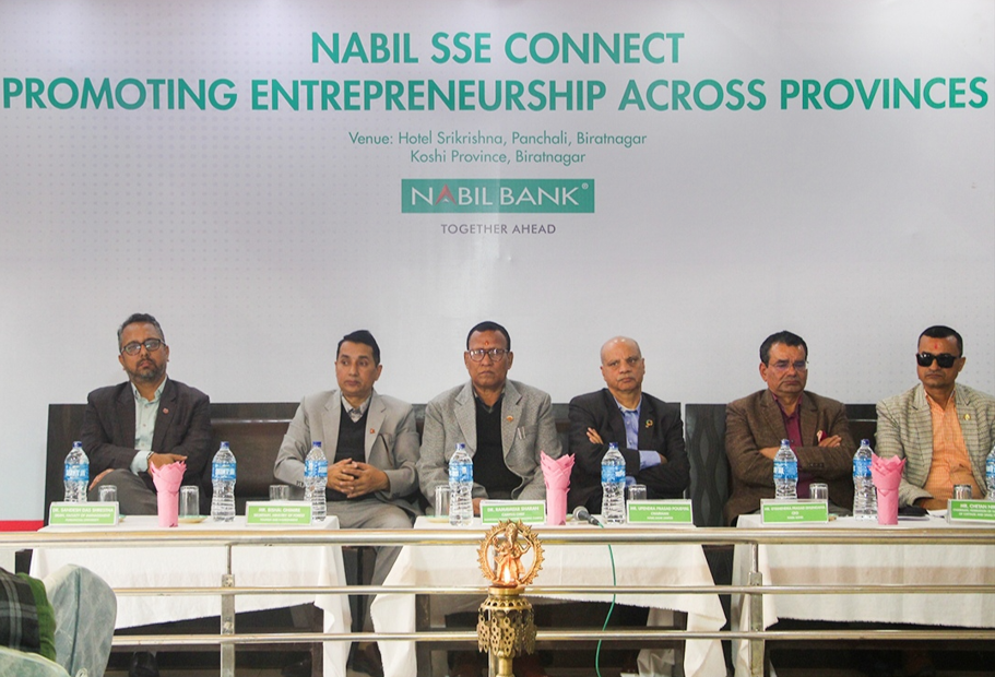 Nabil Bank Conducted ‘Nabil SSE Connect: Promoting Entrepreneurship Across Provinces’ Workshop in Koshi Province